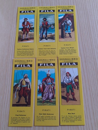 Lotto segnalibro fila - di, 6