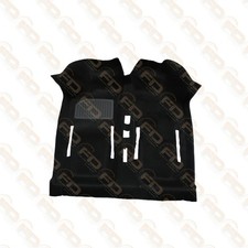 MOQUETTE FIAT 500/126 NERA CON  PROTEZIONE TACCO LATO GUIDA NO BIS e FSM