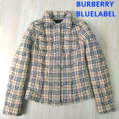 Burberry blue label giubbotto - blue,