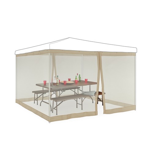 Set zanzariere beige per - set, 2