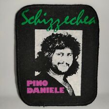 ✅ PINO DANIELE SCHIZZECHEA TOPPA PATCH STOFFA Vintage MUSIC cm 9,5 X 7,5
