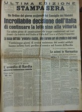QUOTIDIANI D'EPOCA 1941 ORIGINALI E COMPLETI: LA STAMPA