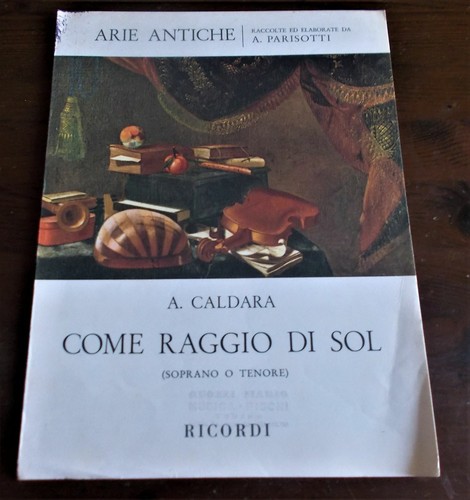 Spartito antonio caldara come - antonio,
