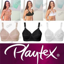 Reggiseno PLAYTEX CRISS CROSS 165 senza ferretto bianco nero o beige coppa B C D