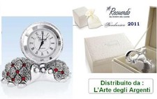 RECUERDO COPPIA COCCINELLE+OROLOGIO ARGENTO 925% PR564 