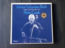 Bach. Suites per Violoncello solo . PABLO CASALS . box Dacapo 3 Lp . NM