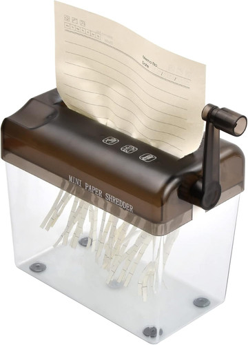 Distruggidocumenti manuale - distruggidocumenti,