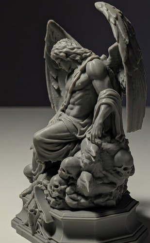 Statuetta lucifero angelo - lucifero,, l'angelo