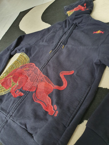 Felpa con cappuccio red bull - felpa,