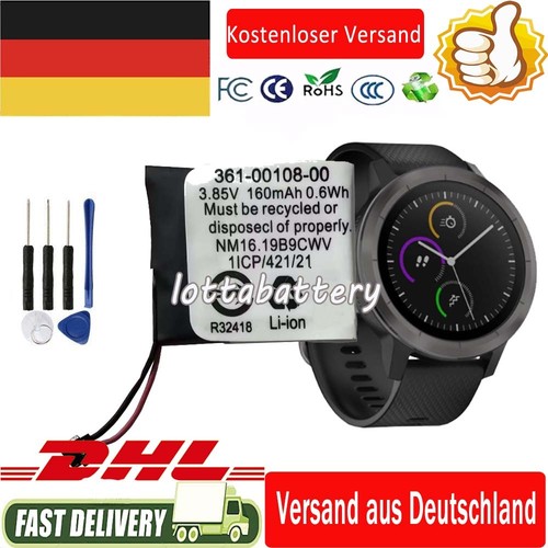 Batteria 160 mah 361 00108 - mah, 361-00108-00
