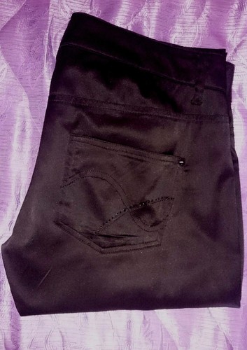 Pantalone nero usato satin - nero,