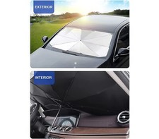 Parasole Per Auto Parabrezza Anteriore Ombrello Portatile Pieghevole 125x75cm