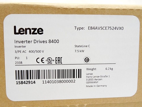 Lenze inverter drives - lenze, 8400
