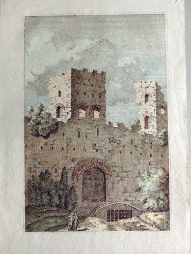 Incisione antica porta - incisione,