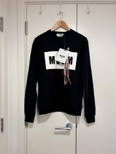 Felpa msgm oversize cotone - msgm,