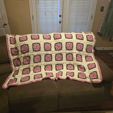 Coperta vintage all'uncinetto