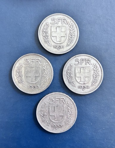 Svizzera lotto monete - lotto, 4