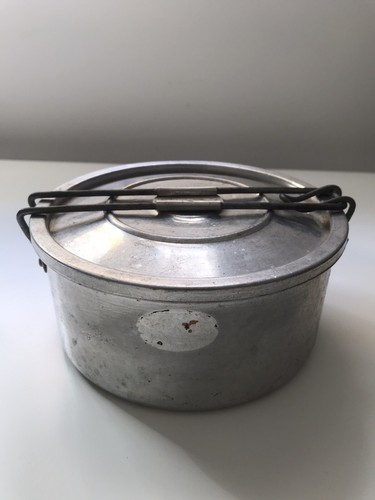 Vintage vecchio porta pranzo - vecchio,