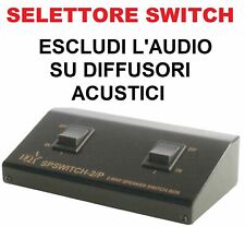 SELETTORE AUDIO SWITCH CASSE