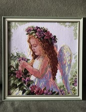 regalo festa/quadro ricamato a