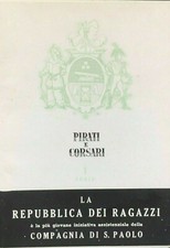 Pirati e corsari, I serie, 5 cartoline non viaggiate, La Repubblica dei ragazzi