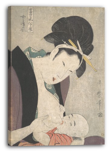 Tela cornice kitagawa utamaro - tela/cornice,