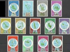 Timbres vanuatu 596 - 596/608, lot