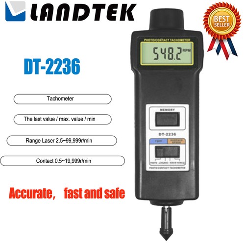 Landtek 2236 tachimetro - landtek, dt-2236