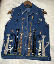 Gilet denim vintage anni 90