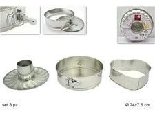 SET 3 TEGLIE CIAMBELLA TORTA