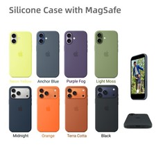 Cover Silicone Liquido Ufficiale MagSafe Custodia per iPhone 17 Pro Max | 17 Pro -Logo
