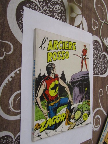 Zagor scritta rossa l - rossa,