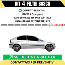 Kit bosch filtri - 4, tagliando