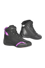 Bela Kiva signora Moto Donna Stivali Equitazione Urbani Nero Viola Approvato CE