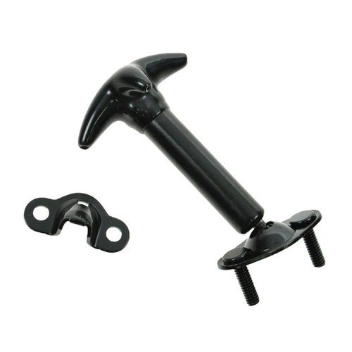 Black hood latch catch - black,