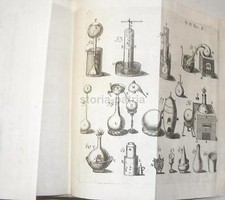 FISICA_CHIMICA_ARIA_ACQUA_OLIO_FUOCO_LUCE_CALORE_SALE_BELLA ANTICA EDIZIONE_1743