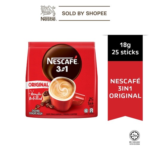 4pack nescafe 3in1 original - 3in1,