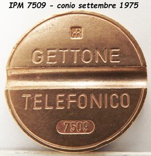 1975 GETTONE TELEFONICO IPM