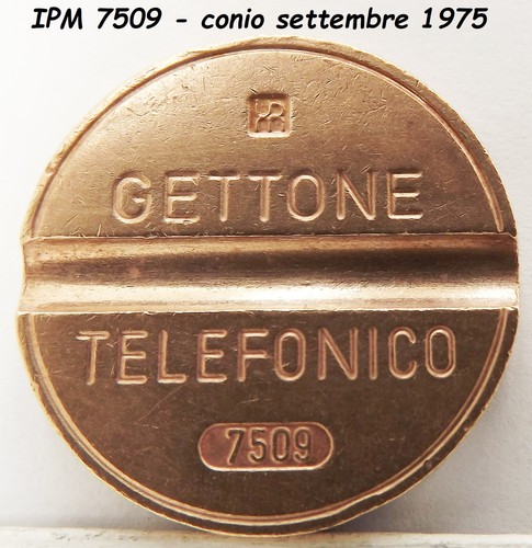 1975 gettone telefonico - gettone,