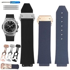 Cinturino in silicone per orologio Hublot cinturino Big Bang Fusion cinturino in gomma 20x13, 21x16 mm