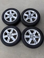 4 CERCHI ORIGINALI AUDI A3 VOLKSWAGEN GOLF R16 5x112 GOMME TERMICHE CONTINENTAL