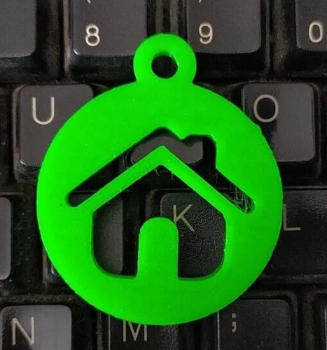 Portachiavi forma casa - a, di