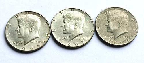 Lot monnaies argent kennedy - monnaies,
