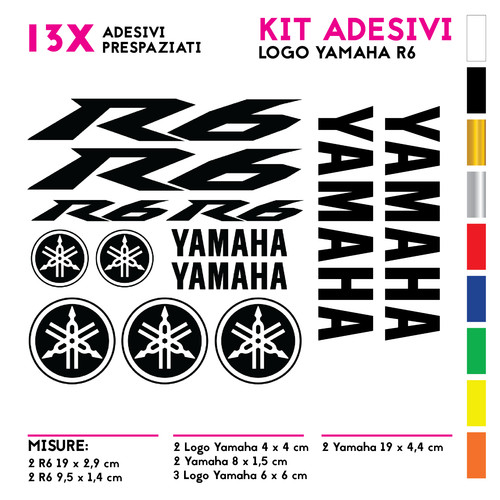 Adesivi moto compatibili - , r6