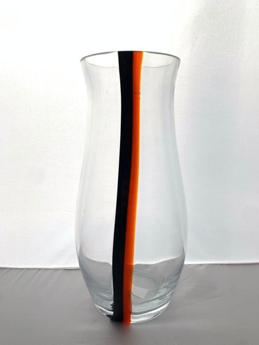 Vaso murano nastri firmato - vaso,