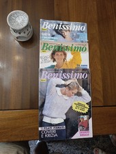 BENISSIMO - Riviste Maglia Febbraio Agosto Dicembre 1985 Con inserto