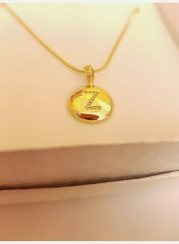 Collana con lettera - collana, z