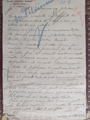 Biellese lettera comm ernesto - lettera,