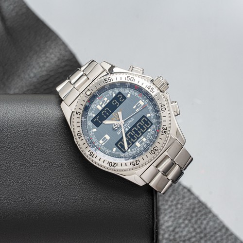 Breitling a68362 blue dial - breitling,