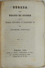 STORIA DI SCOZIA - ediz. 1829